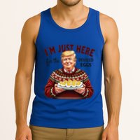 Funny Trump Thanksgiving IM Just Here For The Deviled Eggs Tank Top