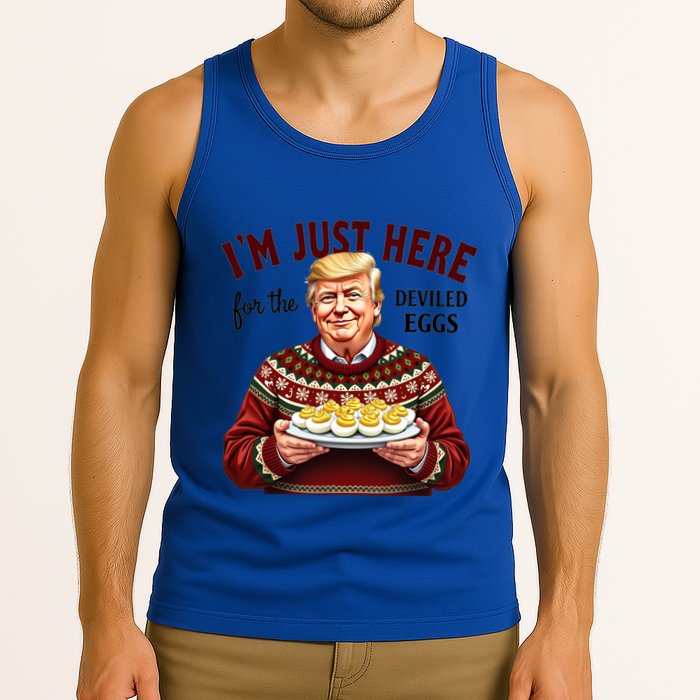 Funny Trump Thanksgiving IM Just Here For The Deviled Eggs Tank Top
