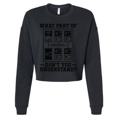 Funny Trucker Trucker Semi Truck Driver Trucking Lover Cropped Pullover Crew
