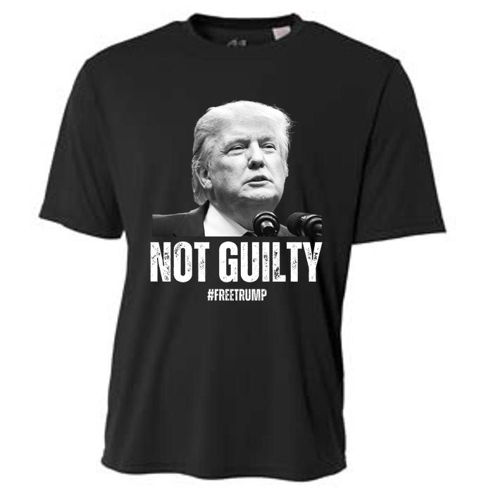 Free Trump. Trump Not Guilty, Pro Trump Supporter Cooling Performance Crew T-Shirt