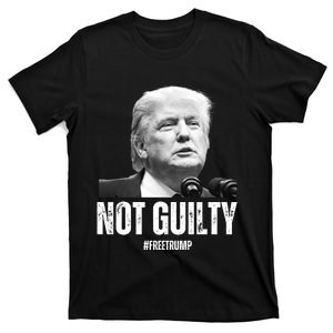 Free Trump. Trump Not Guilty, Pro Trump Supporter T-Shirt