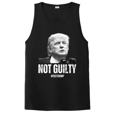 Free Trump. Trump Not Guilty, Pro Trump Supporter PosiCharge Competitor Tank