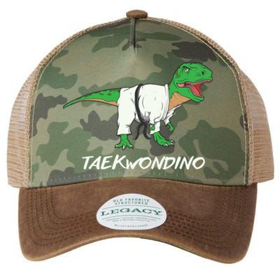 Funny Taekwondo T Rex Dinosaur Cute Martial Arts Legacy Tie Dye Trucker Hat