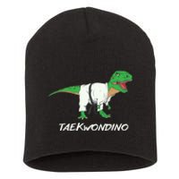 Funny Taekwondo T Rex Dinosaur Cute Martial Arts Short Acrylic Beanie