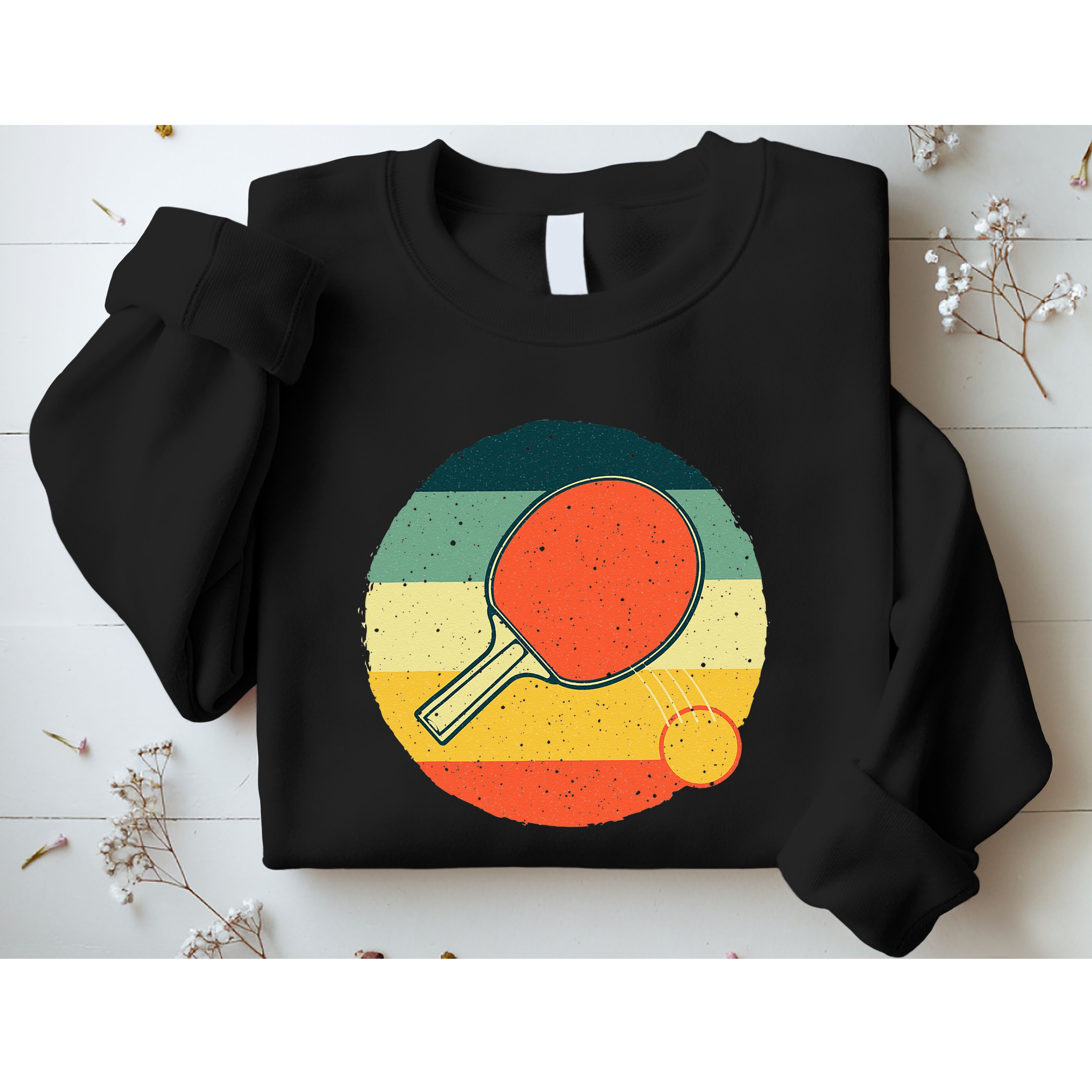 Funny Table Tennis Design For Men Women Ping Pong Players Sweatshirt
