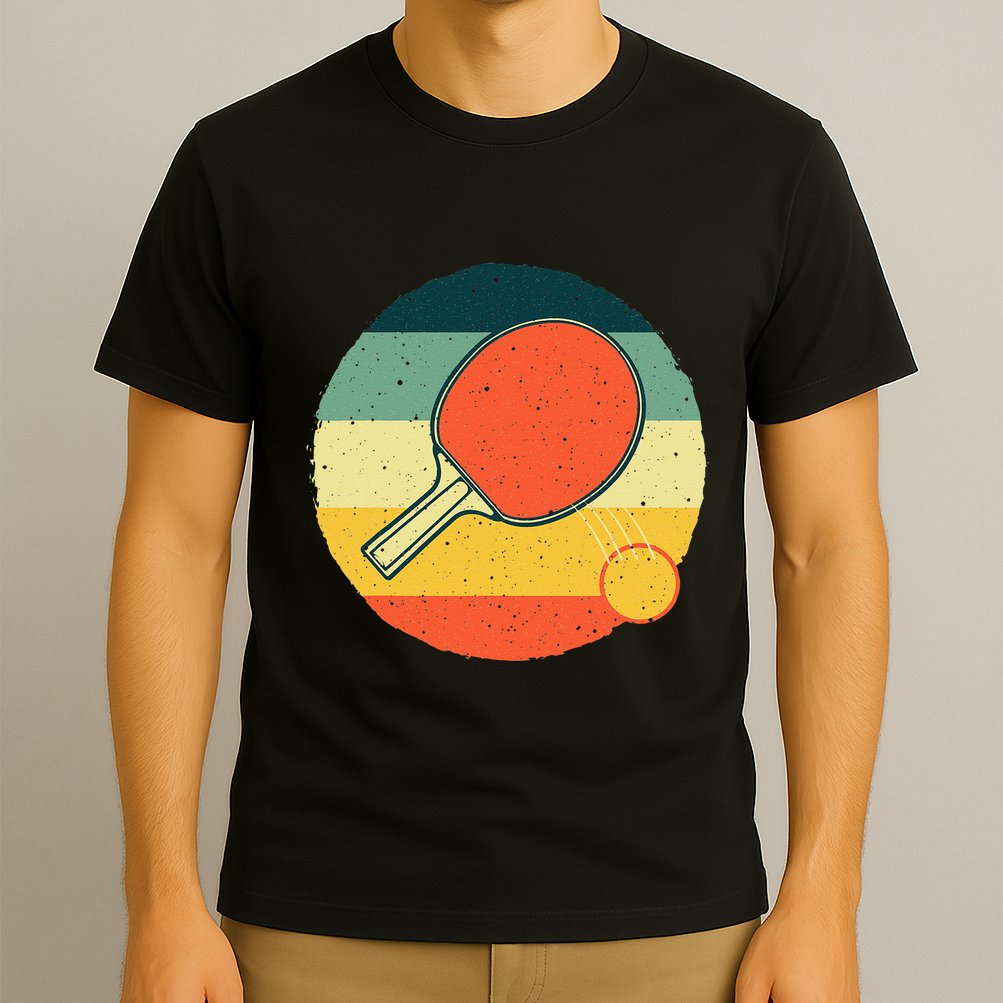 Funny Table Tennis Design For Men Women Ping Pong Players T-Shirt