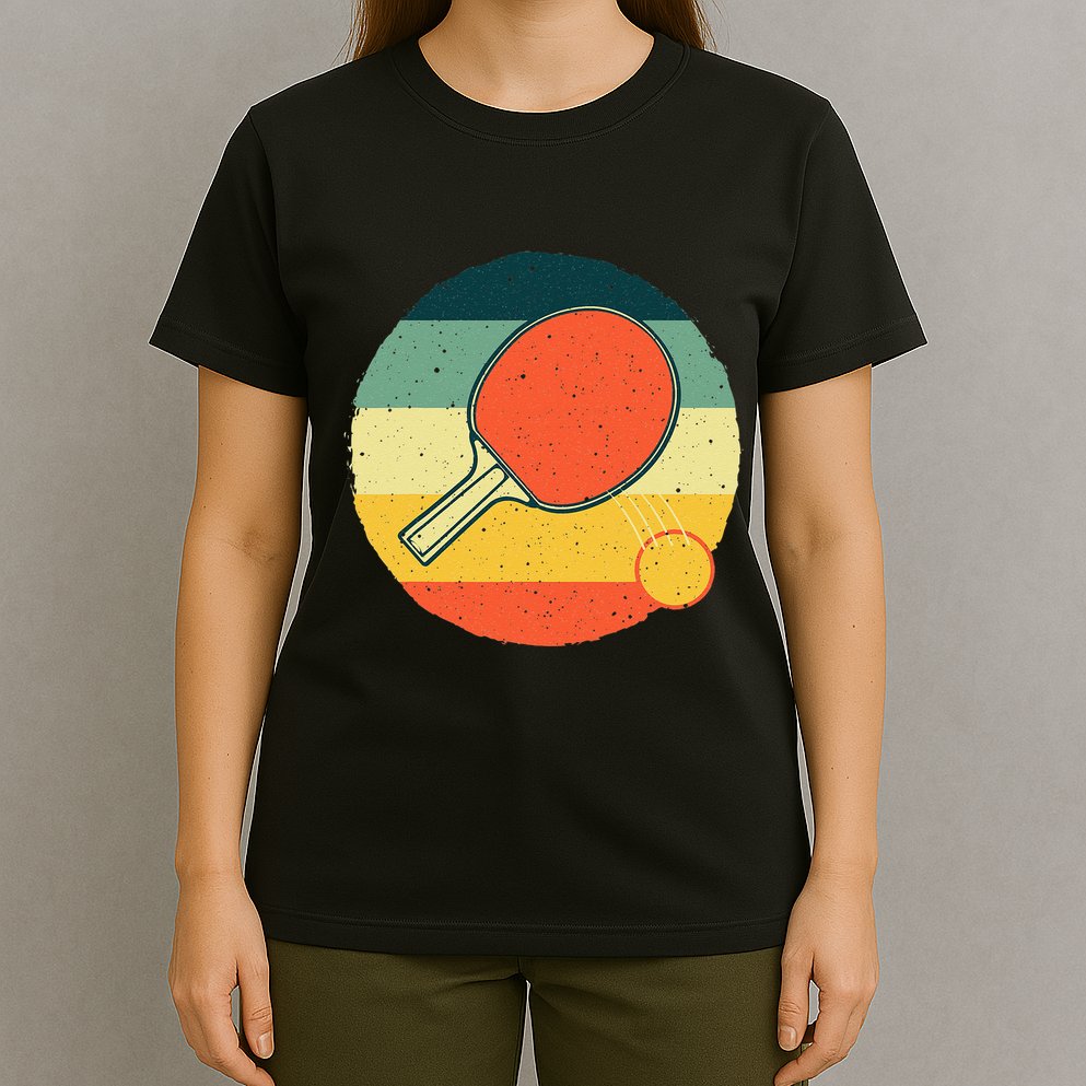 Funny Table Tennis Design For Men Women Ping Pong Players T-Shirt
