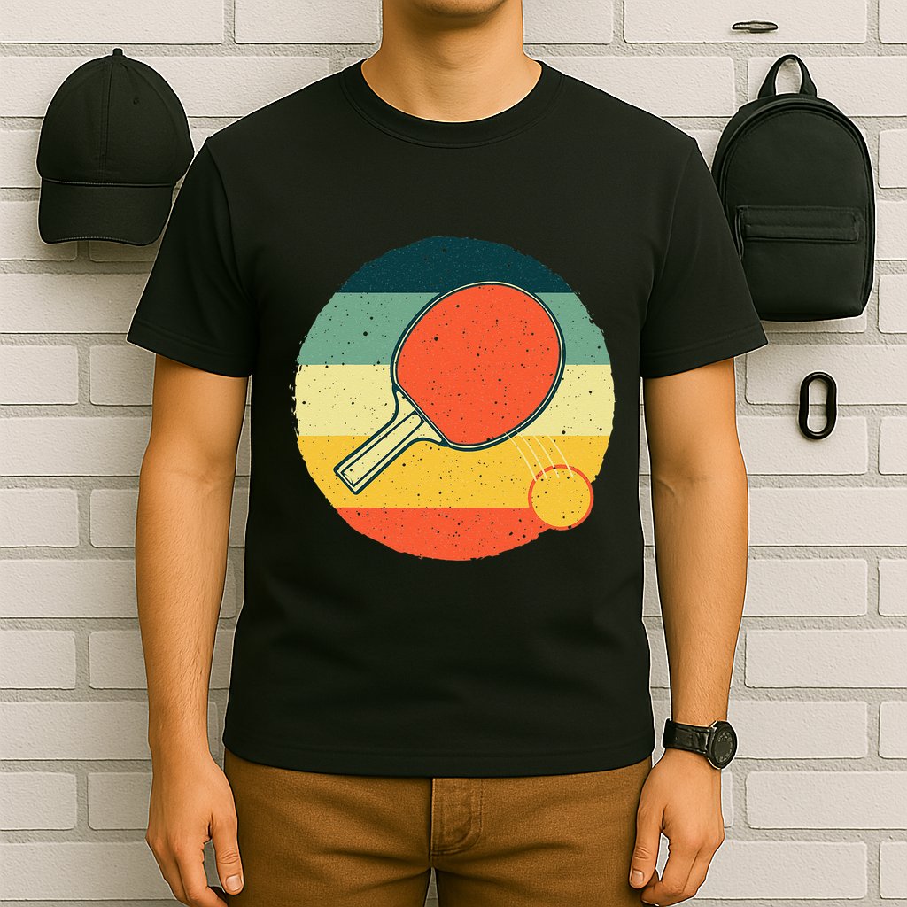 Funny Table Tennis Design For Men Women Ping Pong Players T-Shirt