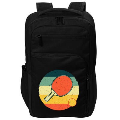 Funny Table Tennis Design For Men Women Ping Pong Players Impact Tech Backpack