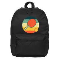 Funny Table Tennis Design For Men Women Ping Pong Players 16 in Basic Backpack
