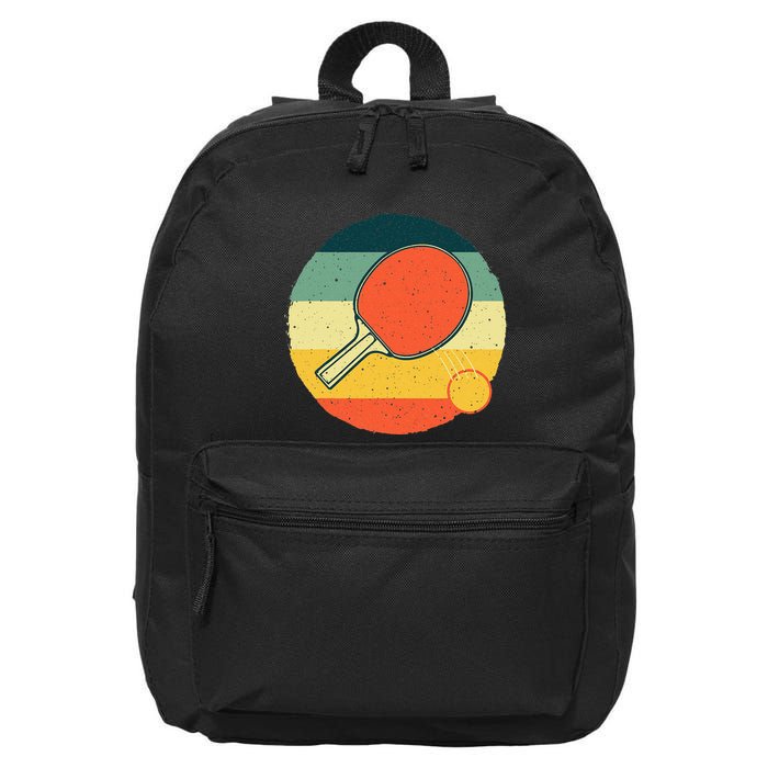 Funny Table Tennis Design For Men Women Ping Pong Players 16 in Basic Backpack
