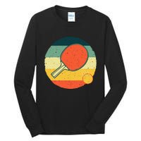 Funny Table Tennis Design For Men Women Ping Pong Players Tall Long Sleeve T-Shirt