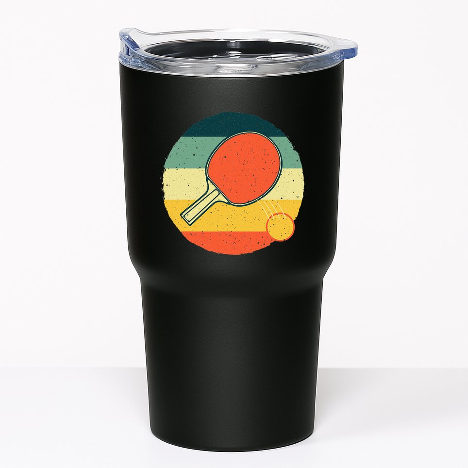 Funny Table Tennis Design For Men Women Ping Pong Players Tumbler