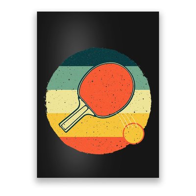 Funny Table Tennis Design For Men Women Ping Pong Players Poster