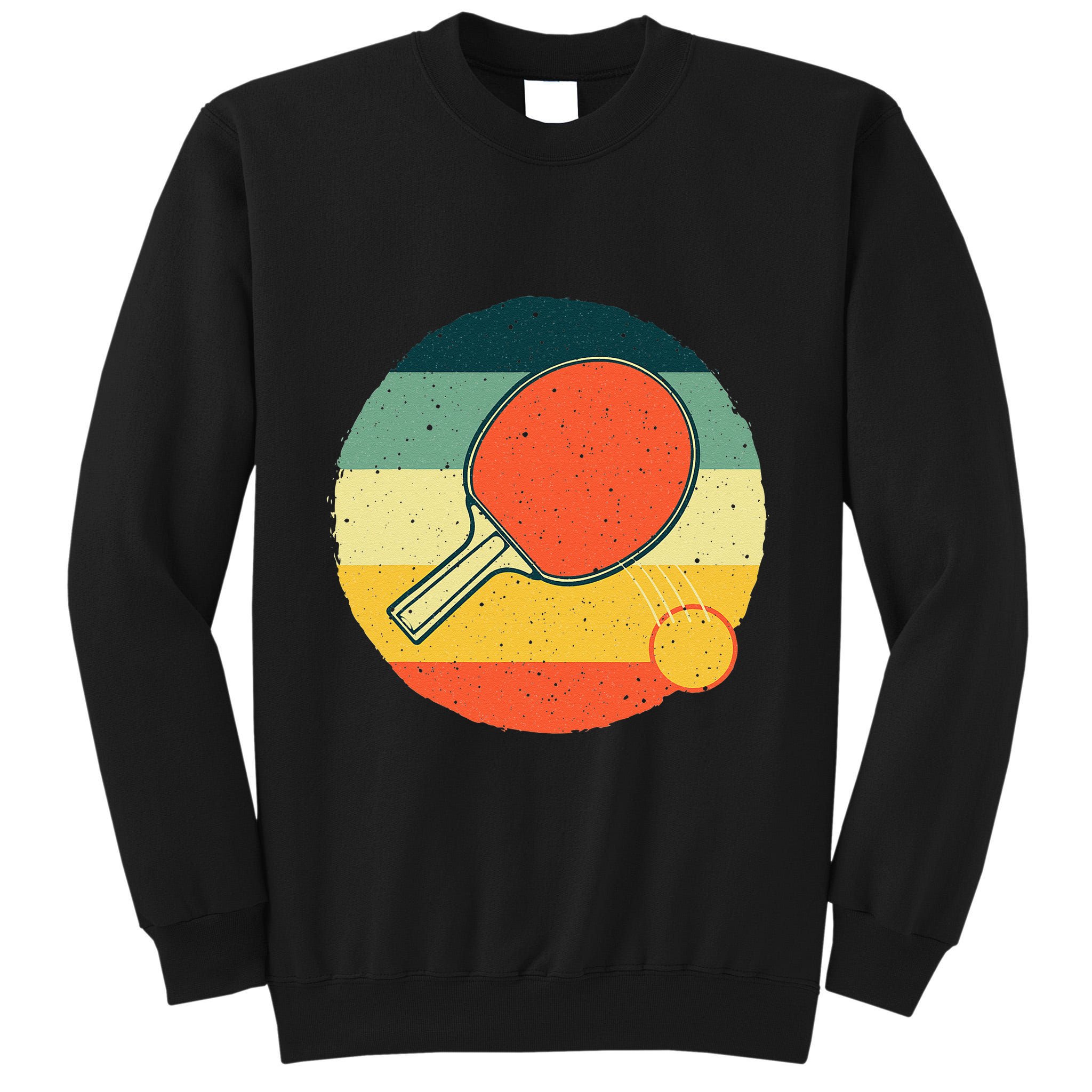 Funny Table Tennis Design For Men Women Ping Pong Players Tall Sweatshirt