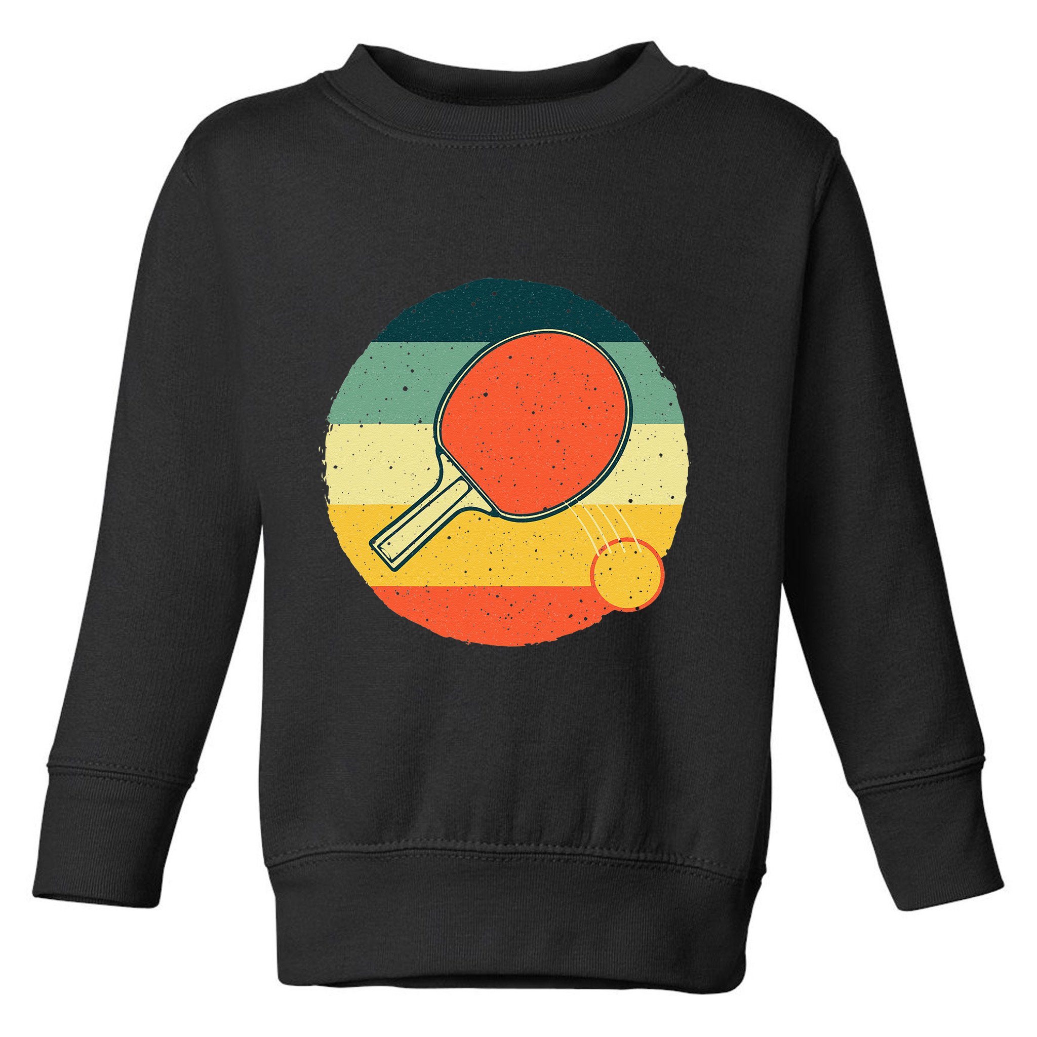 Funny Table Tennis Design For Men Women Ping Pong Players Toddler Sweatshirt