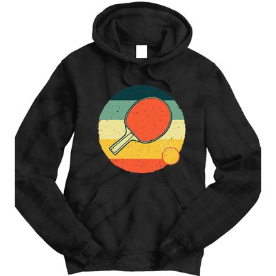Funny Table Tennis Design For Men Women Ping Pong Players Tie Dye Hoodie