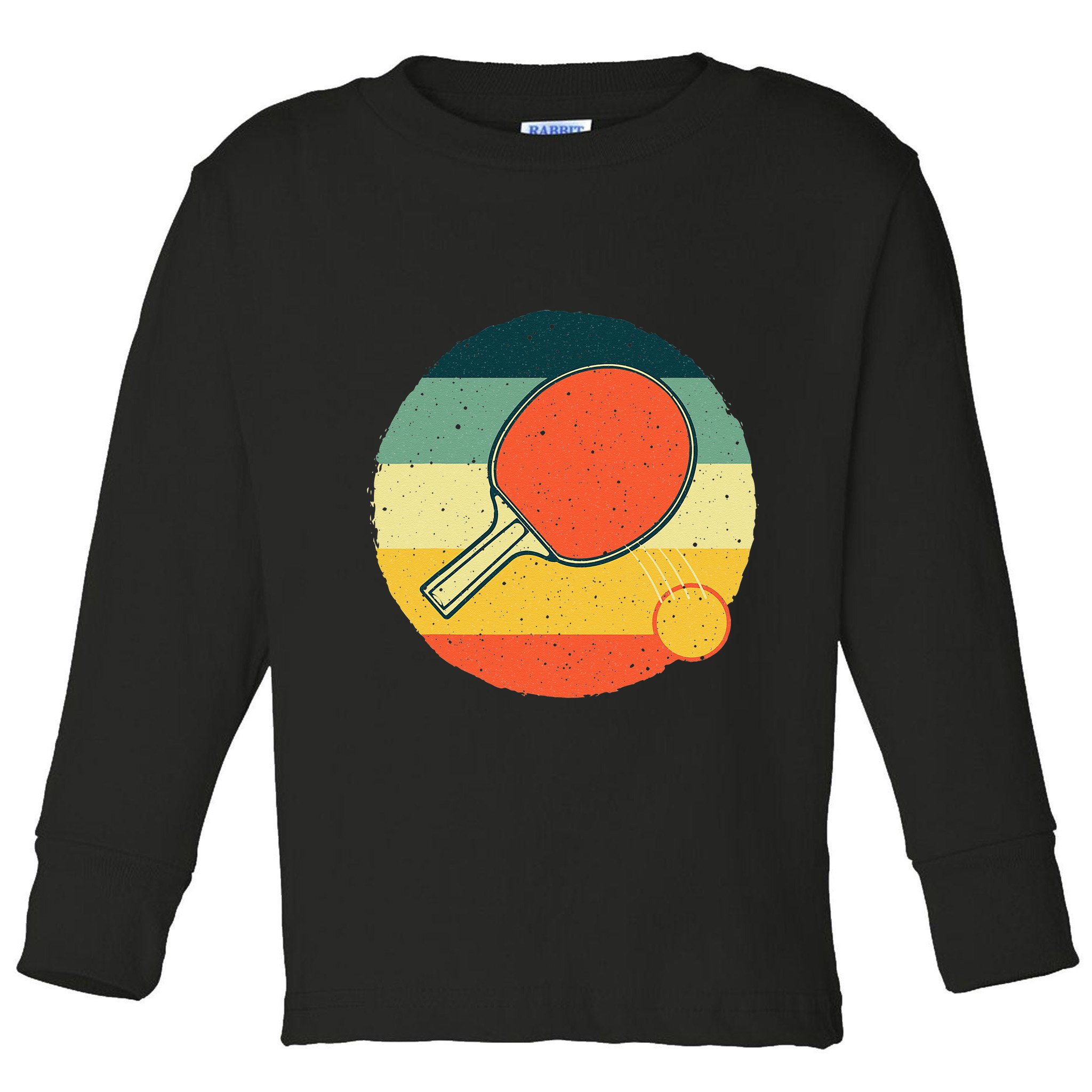 Funny Table Tennis Design For Men Women Ping Pong Players Toddler Long Sleeve Shirt