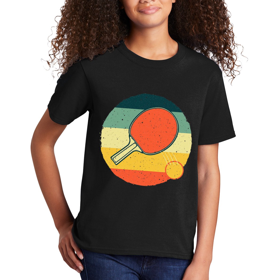 Funny Table Tennis Design For Men Women Ping Pong Players Kids T-Shirt