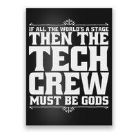 Funny Theater Tech Crew Stage Crew Poster