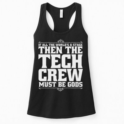Funny Theater Tech Crew Stage Crew Womens Tank Top