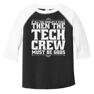Funny Theater Tech Crew Stage Crew Toddler Fine Jersey T-Shirt