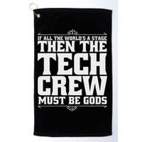 Funny Theater Tech Crew Stage Crew Golf Towel
