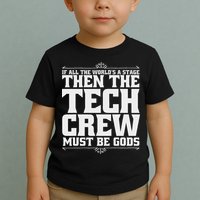 Funny Theater Tech Crew Stage Crew Toddler T-Shirt