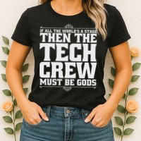 Funny Theater Tech Crew Stage Crew Womens T-Shirt