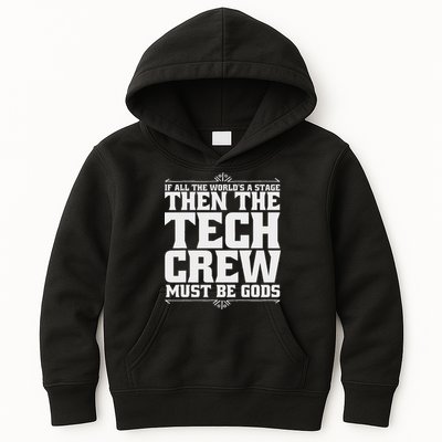 Funny Theater Tech Crew Stage Crew Kids Hoodie