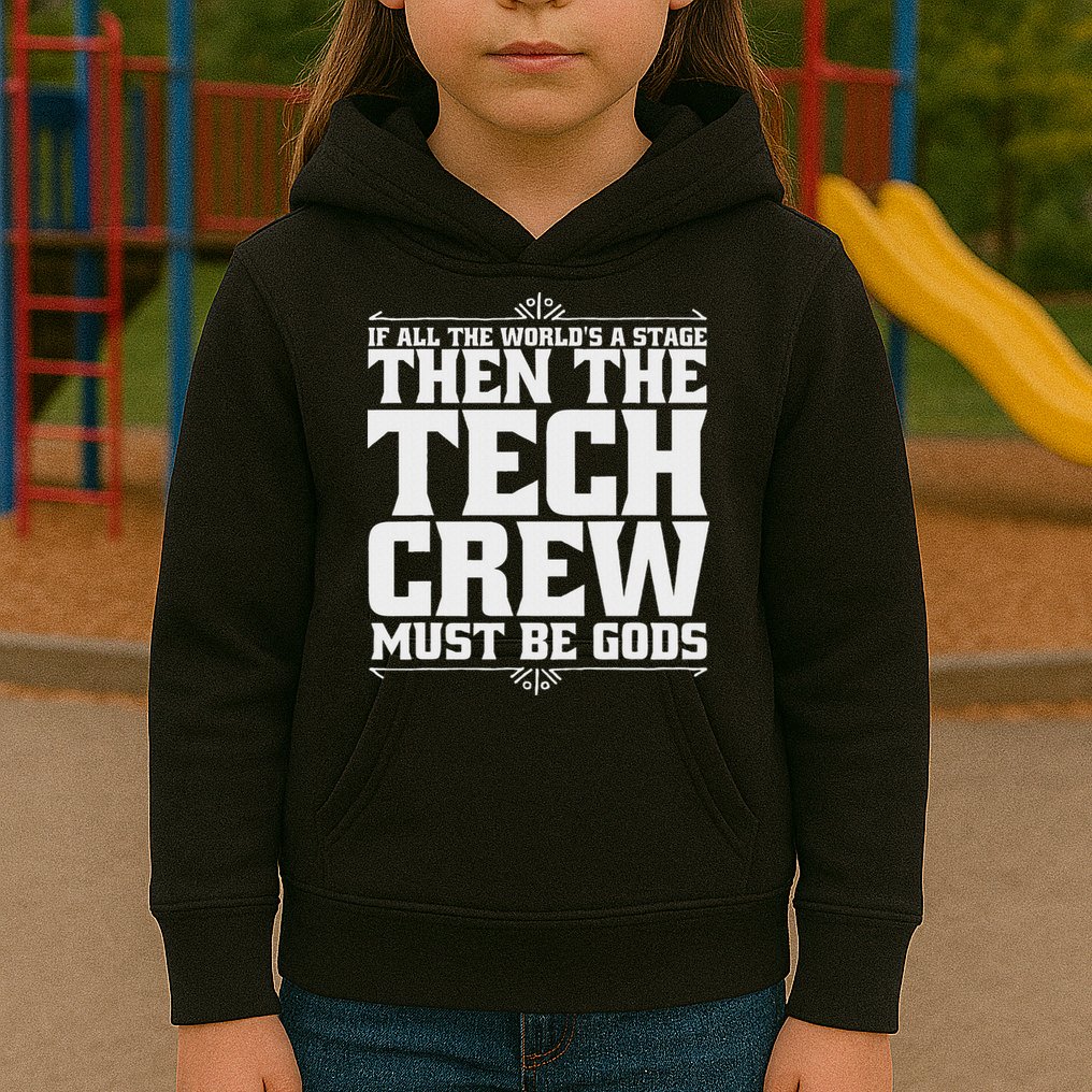 Funny Theater Tech Crew Stage Crew Kids Hoodie