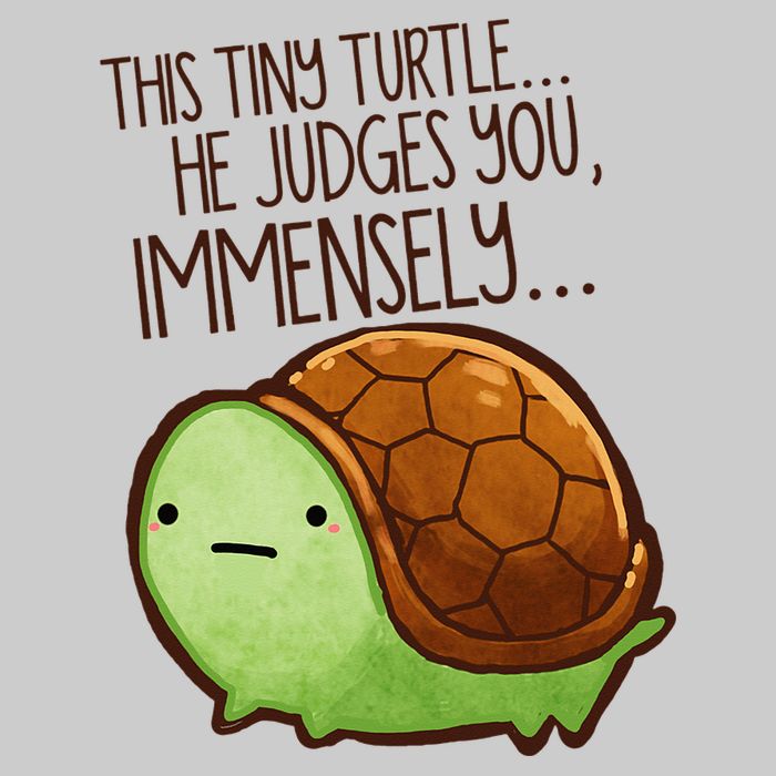 Funny This Tiny Turtle... He Judges You, Immensely. Kids Tie-Dye T-Shirt