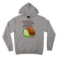 Funny This Tiny Turtle... He Judges You, Immensely. Tall Hoodie