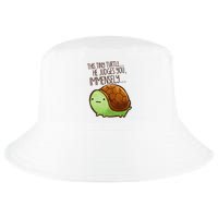 Funny This Tiny Turtle... He Judges You, Immensely. Cool Comfort Performance Bucket Hat