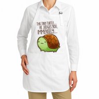 Funny This Tiny Turtle... He Judges You, Immensely. Apron