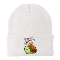 Funny This Tiny Turtle... He Judges You, Immensely. Beanie