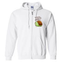 Funny This Tiny Turtle... He Judges You, Immensely. Full Zip Hoodie