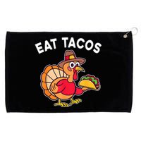 Funny Thanksgiving Turkey Eat Tacos Mexican Thanksgiving Fun Grommeted Golf Towel