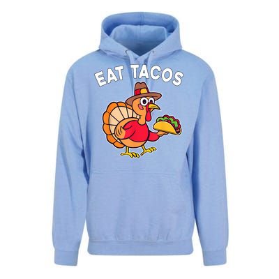 Funny Thanksgiving Turkey Eat Tacos Mexican Thanksgiving Fun Unisex Surf Hoodie