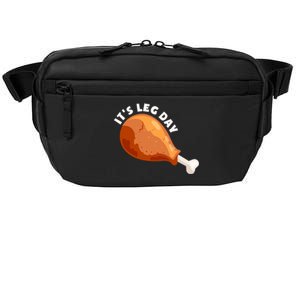 Funny Thanksgiving Turkey Its Leg Day Meaningful Gift Crossbody Pack