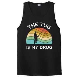 Fishing The Tug Is My Drug Women Fisherman Trout PosiCharge Competitor Tank