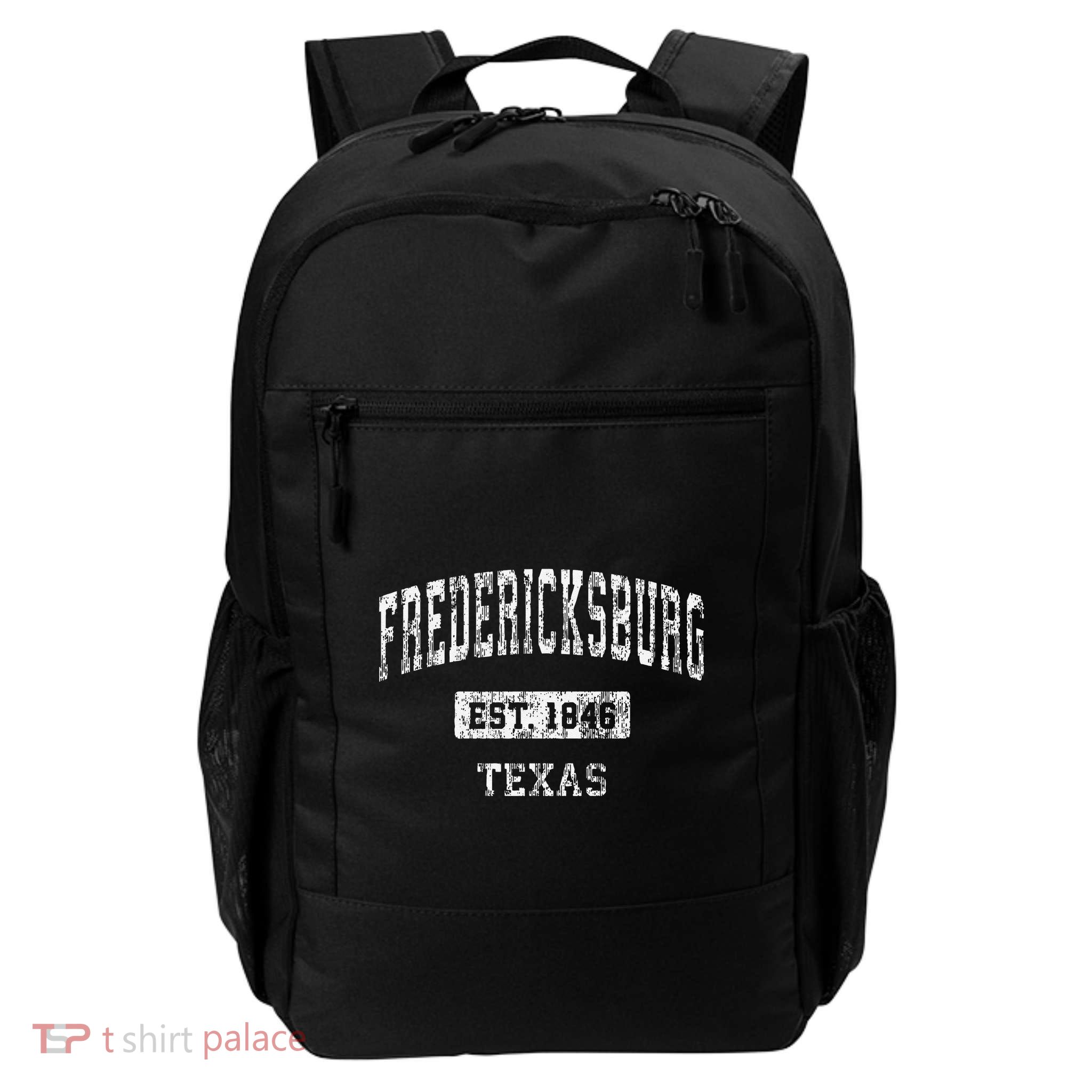 Fredericksburg Texas Tx Vintage Established Backpack