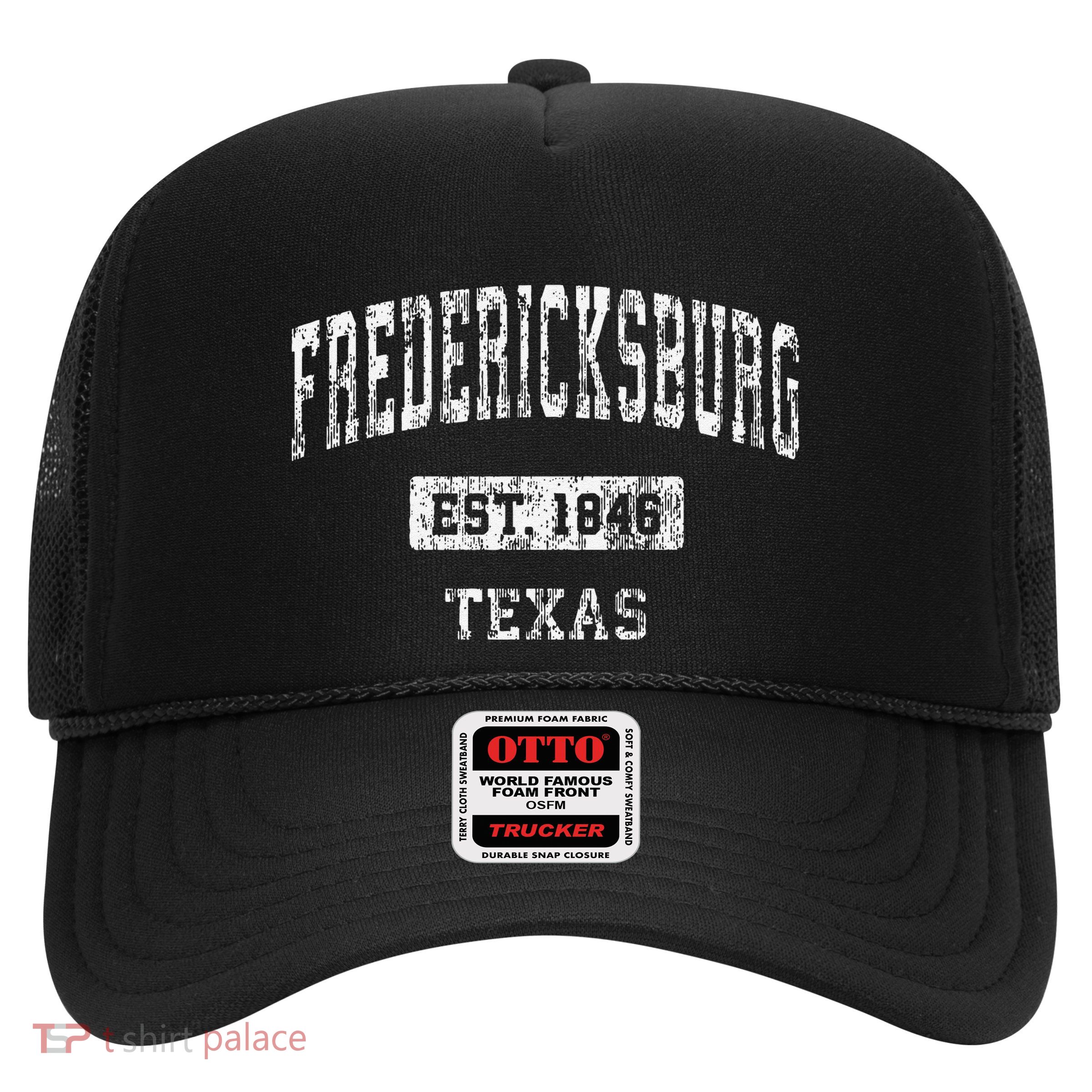 Fredericksburg Texas Tx Vintage Established Trucker Hat