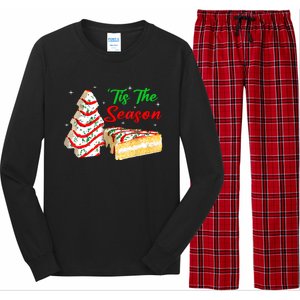 Funny Tis The Season Christmas Tree Cakes Debbie Long Sleeve Pajama Set