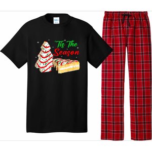 Funny Tis The Season Christmas Tree Cakes Debbie Pajama Set