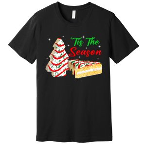 Funny Tis The Season Christmas Tree Cakes Debbie Premium T-Shirt