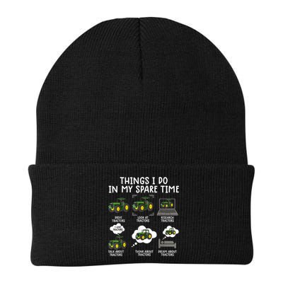 Funny Tractor Ts For Men Farming Tractor For Boys Beanie