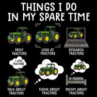 Funny Tractor Ts For Men Farming Tractor For Boys Drawstring Bag