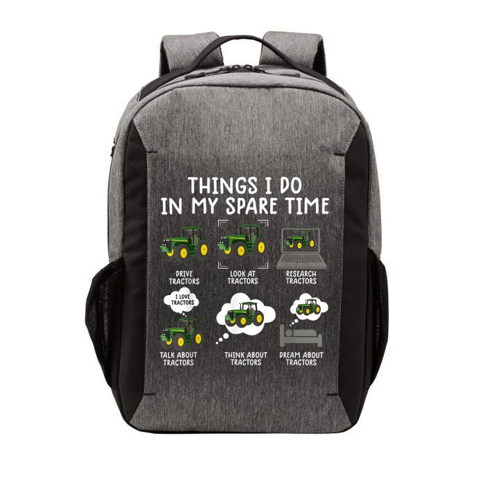 Funny Tractor Ts For Men Farming Tractor For Boys Vector Backpack