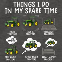 Funny Tractor Ts For Men Farming Tractor For Boys Vector Backpack